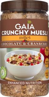GAIA Millet Muesli Chocolate & Cranberry 1kg Jar