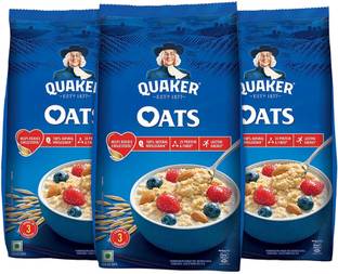 Quaker Oats (3 x 1kg) Pouch