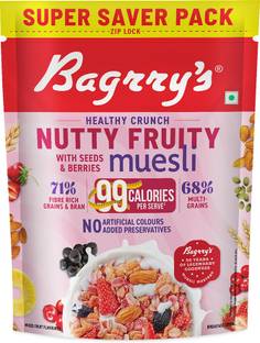 Bagrry's crunchy Nutty Fruity with Seeds & Berries muesli Pouch