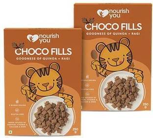 Nourish You Choco Fills | Goodness of Quinoa and Ragi | 250g Each Box Box