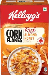 Kellogg's REAL ALMOND HONEY Flavour CORN FLAKES Box