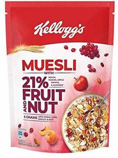 Kellogg's Muesli with 21% Fruit and Nut, 500g (Pack of 2 / Shipping Included By Padela Super Store) Box