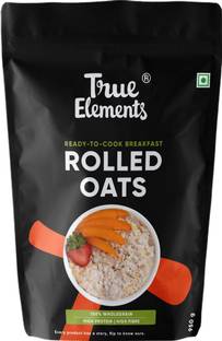 True Elements 100% Rolled Oats, high protein & fibre, weight loss & gluten free Pouch