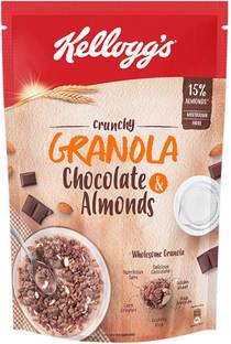 Kellogg's Granola Muesli with Almonds & Chocolates; Baked Cereal for Healthy Breakfast Pouch