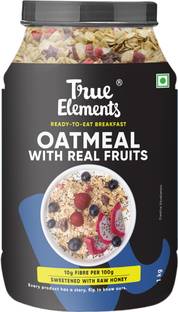 True Elements Whole Oatmeal with Chia & Real Whole Fruits made with Rolled Oats Pouch