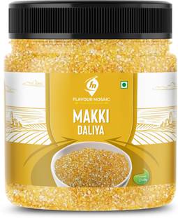 Flavour Mosaic by NA Makka Daliya 800gm | Maize Corn Daliya | Fresh & Natural Jar