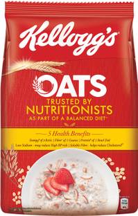 Kellogg's Rolled Oats Trusted by Nutritionists, High in Protein & Fibre, Breakfast Oats Pouch
