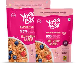 Yogabar Muesli Fruit & Nuts 700g with Free 400g Pack Pouch