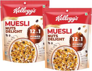 Kellogg's Nuts Delight | 12-in-1 Power Breakfast | India's No. 1 Muesli Pouch