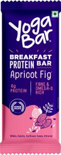 Yogabar Breakfast protein bar apricot fig Pouch