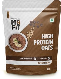MUSCLEBLAZE High Protein Oats, Gluten Free, Dark Chocolate Pouch