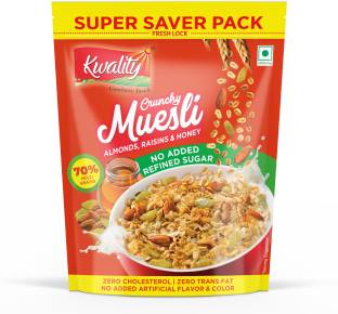 Kwality Almonds, Raisins and Honey Muesli Pouch