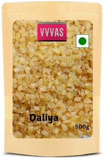 VVVAS by VVVAS Wheat Daliya Ghehu Dalia (100% Organic) bulgur | Gehu porridge| Broken Wheat Bag