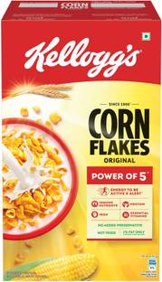 Kellogg's Corn Flakes Original, Power of Energy, Protein, Iron, Calcium & Vitamins, Cereal Box