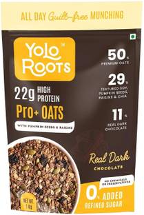 Yolo Roots 22g High Protein Oats with Real Dark Chocolate Pouch
