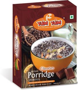 YUM YUM by YUM YUM High Fiber Instant Roasted Porridge with Chocolate Flavour – 400gm (200gms * 2) Box