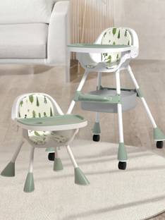 Little Olive 3-in-1 Convertible High Chair for Kids - Trendy Design, Adjustable, Foldable