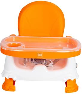 MeeMee Foldable Booster Seat with Feeding Tray (Orange)