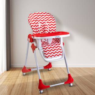 LuvLap Royal Baby High Chair, 3 position Recline, 7 Level Height Adjustment, 6 Month+,