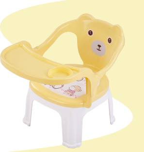baybee Baby Chair, with Tray Plastic Chair for Kids/Plastic School Study Chair- Yellow