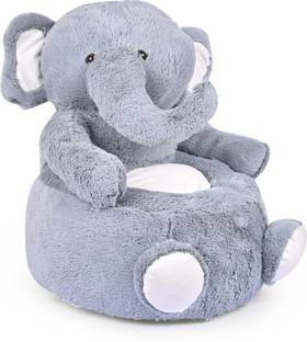 Besties Round shape Elephant Theme Baby Sofa Chair - Grey