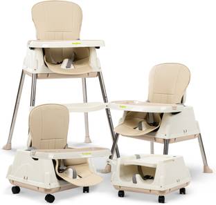 baybee 4 in 1 Baby High Chair for Kids with Adjustable Height & Footrest, Baby Feeding