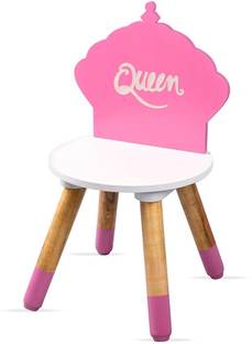 SHVAS Wooden Foldable Kids Chair, for Playing, Boys & Girls Age 2+ (Pink Queen)