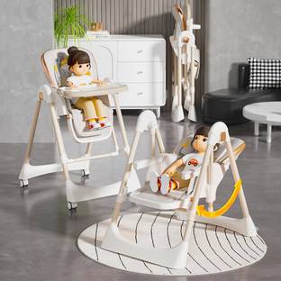 StarAndDaisy Galaxy Swing & Multifunction 6 in 1 Baby High Chair, Foldable Feeding Chair