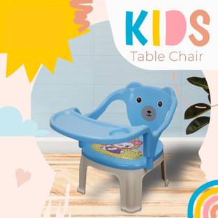 TONY STARK Baby Chair with Tray Strong & Durable Plastic Portable Chair for Kids,Upto 35Kgs