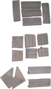 SUBHSAVITRI 1kg mix black slate grovess traingle tiny kitkatt chips mix items billiards solid chalk