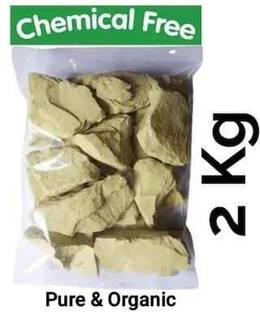 rahnay 2 KG Organic Multani Mitti Stone For Eating Purpose Multani Mitti Stone stone