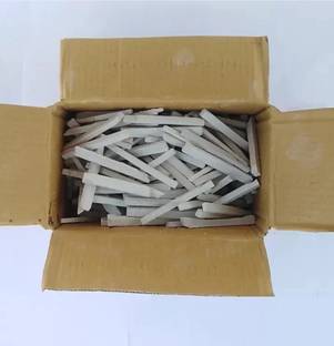 rahnay White Slate Pencils Very tasty and crunchy for eating purpose (100 Sticks) Slate pencils Sticks