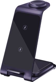 SKOON 3-in-1 15w Wireless Charging Station, Metal Charging Stand and Charging Pad Charging Pad