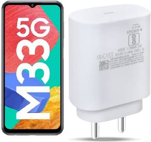 Zybux Original 25W USB-C Samsung Galaxy M33 5G Mobile Super Fast PD Charger Adapter Charging Pad