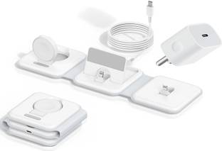 FKU 3 in 1 Nano Foldable Fast Charging Station for Apple Watch Airpods iPhone Charging Pad