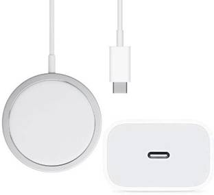 MARS 15W Mag-Safe Wireless Charger with USB 20W Power Adapter, For iPhone 13/ 12 Charging Pad