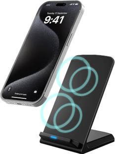 krabers 15W Unity Fast Charging Stand for iPhone 15/15 Plus/15 Pro/15 Pro Max Charging Pad