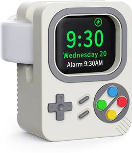 Zeitel Silicone Stand for Apple Watch Retro Cartoon Apple Watch Holder Wireless Charger Charging Pad