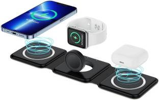 VYHA 3-in-1 Foldable Wireless Charging Station for Phone, Watch & Earbuds Charging Pad