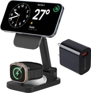 UNIGEN MAGTEC 310 3-IN-1 Foldable Mag-Safe Charger With QC Adapter Charging Pad