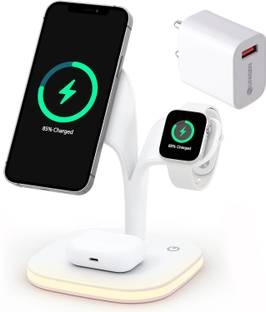 UNIGEN MAGTEC 500 23W MagSafe Charging Stand with Adapter for iPhones and Apple Watches Charging Pad