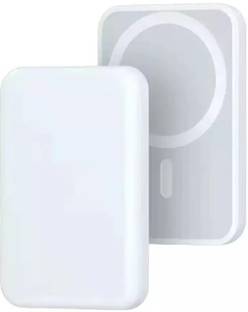 Az iWorld New 5000 mAh 20 W Mag.Safe With LED Indicator Compact Pocket Size Power Bank Charging Pad