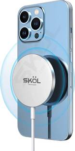skol Magnetic wireless charging 15W Fast Charging Qi Magsafe Charger for iPhone Charging Pad