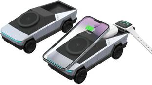 Fitpro Cybertruck-like Desktop Decor | 3-in-1 Wireless Charging Station | Charging Pad