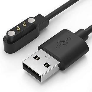 OGAM Fire_bolt 360 SpO2 Smart Watch Charger 2 Pin USB Fast Charger Magnetic Cable Charging Pad