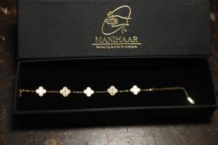 Manihaar Bracelet Brass, Sterling Silver Charm Set