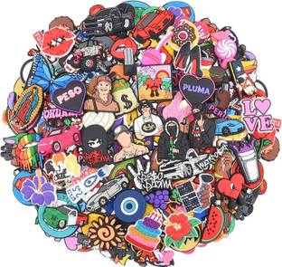 Questsole Different Characters Used to Decorate Clogs Rubber Shoe Charm
