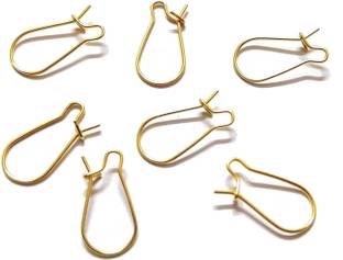 Zibuyu Wire Earring Hooks for DIY Jewelry Making Raw Materials Metal Beaded Charm