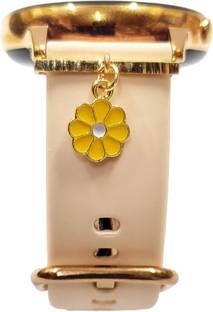 MOREL RING LOOP 24 MM WATCH CHARM WITH FLOWER SHAPE PENDANT FOR SMART WATCH BAND Metal Watch Charm