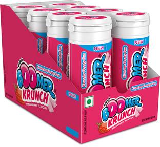 Boomer Krunch Showbox Strawberry Chewing Gum